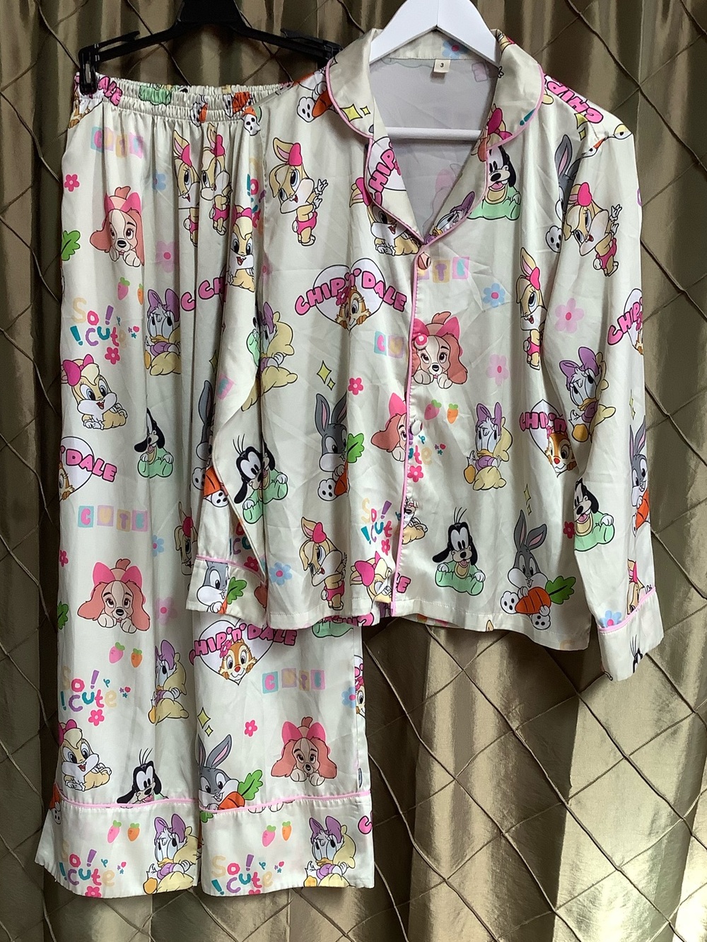 EUC- Chip & Dale / Disney Babies Pajama Set